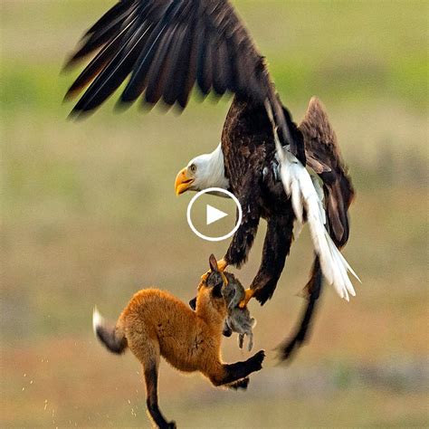 The Eagle Swooped Down And Caught The Fox A Fierce And Fierce War Has