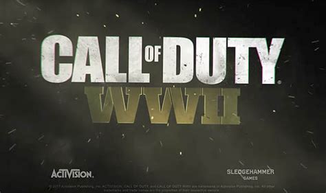 Call of duty ww2 was revealed to the world by activision in an exciting trailer at the e3 expo in los angeles. Call of Duty WW2 release date: CoD WW2 beta, preorder ...