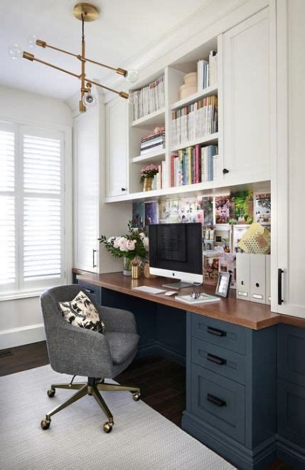 40 Ideas For Home Library Wall Desks Home Office Space Home Office