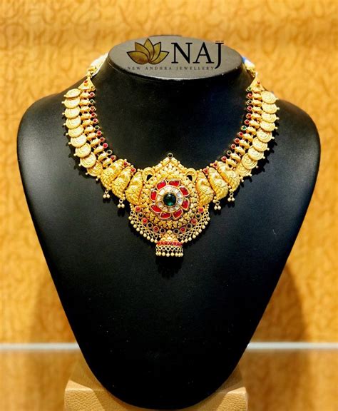 Most Beautiful Traditional Gold Necklace Haram Designs South