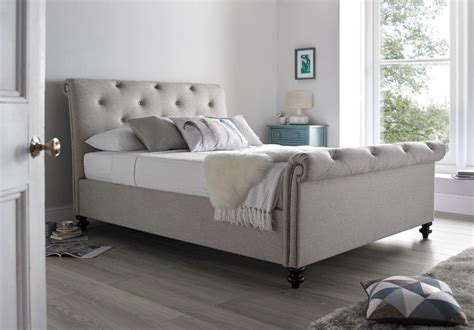 Shop for king size bed frames online at target. Home & Haus Tingha Upholstered Sleigh Bed & Reviews ...