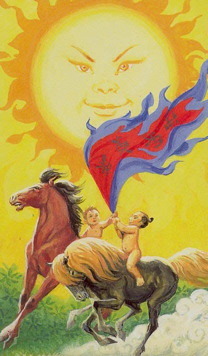 The Sun Tarot Of The Journey To The Orient Marco Polo Tarot By