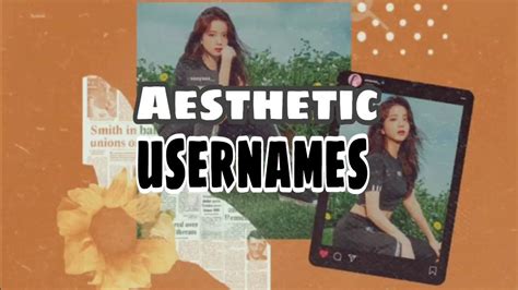 Aesthetic Usernames Youtube