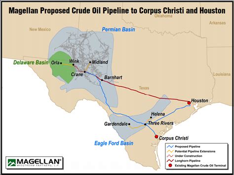 Permian Express Pipeline Map