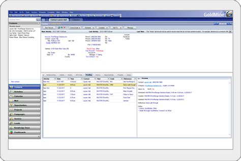 GoldMine CRM - The Trainer's Advisory Network Ltd.