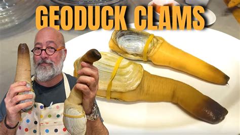 geoduck 101 how to clean a geoduck clam youtube