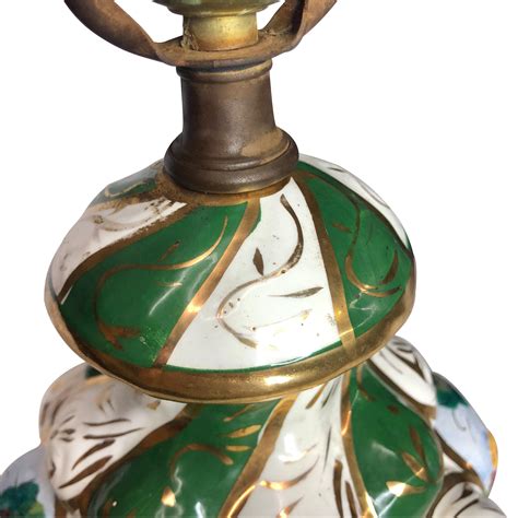 Italian Capodimonte Porcelain Lamps