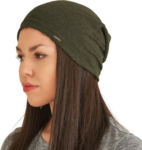 Womens Breathable Slouchy Beanie Knit Hat Baggy Slouch Cap Casualbox