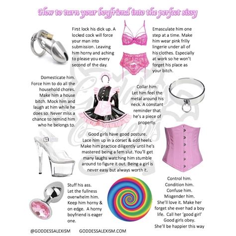 How To Turn Your Bf Into The Perfect Sissy Goddessalexism