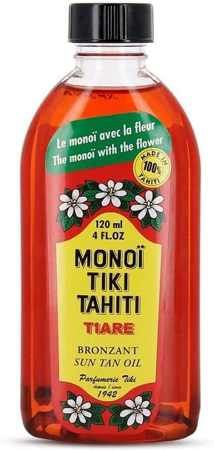 Monoi De Tahiti Bronzant 120ml Tiare Parfumerie Tiki