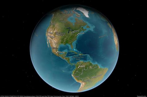 Earth 3d Map Travel Around The World