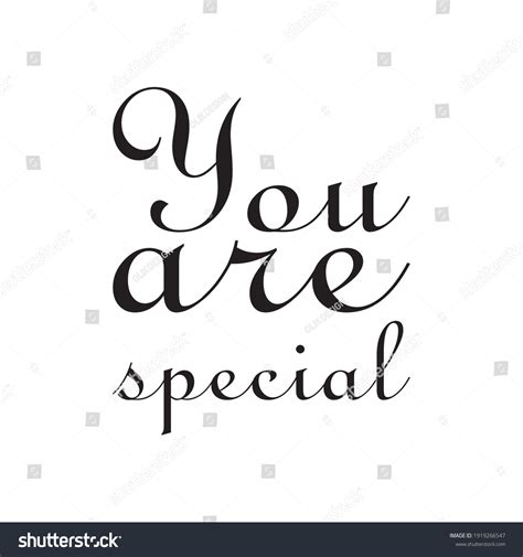 You Special Quote Letters Stock Vector Royalty Free 1919266547