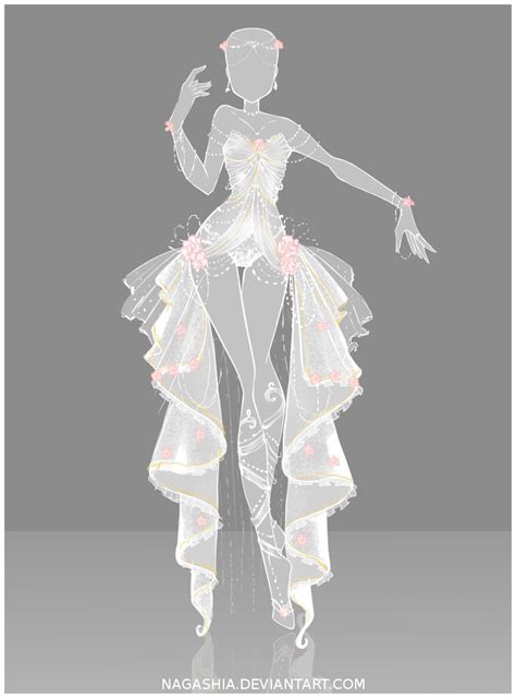 Wedding Dress Anime Style Fashion Design Drawings Fashion Sketches