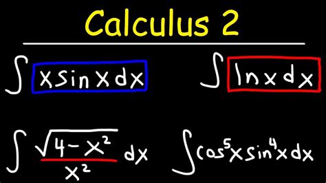 Calculus 2 Basic Integration Youtube