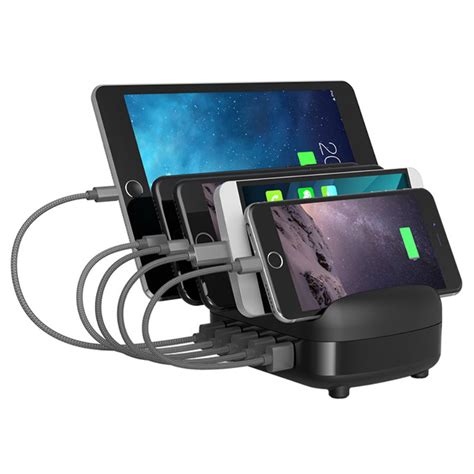 Orico 40w 5 Port Usb Charging Station For Phone Tablet Black