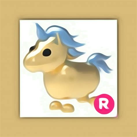 Jual R Golden Unicorn Dari Jual Pet Adoptme Itemku