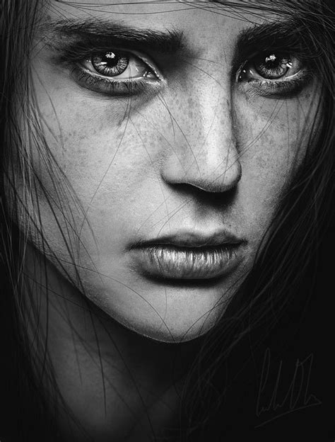 Demons Black And White Portraits Black And White Photography Female
