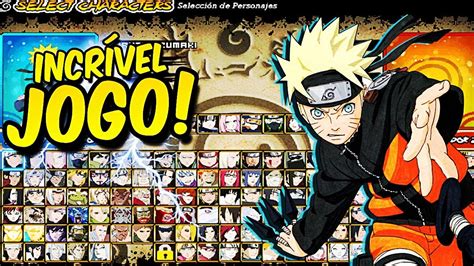 IncrÍvel Jogo De Naruto Com Mais De 130 Personagens Para Jogar Mugen