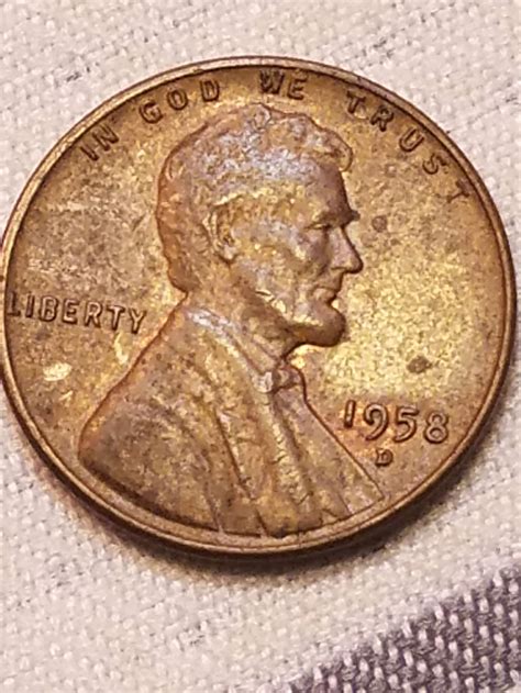 1958 D Wheat Penny Good Condition | Etsy