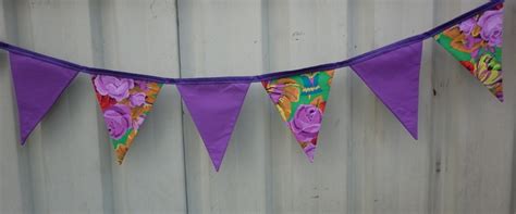 Fabric Buntings And Other Creations More And More Fabric Buntings