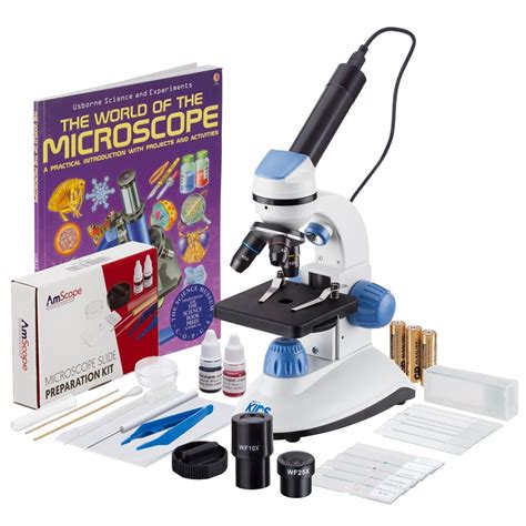 Iqcrew By Amscope 40x 1000x Dual Illumination Portable Microscope With