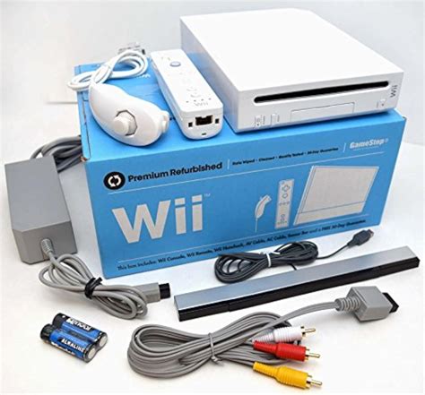 Nintendo Wii White Video Game Console System Bundle Rvl 001 Gamecube Port