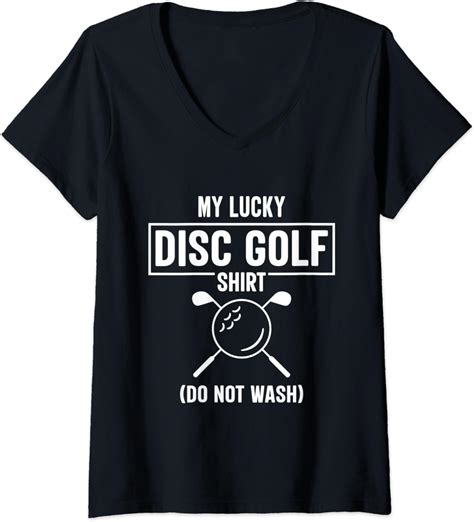 Womens Golf Shirt Funny Golf Sayings Golfer Golfer T Shirt V Neck T