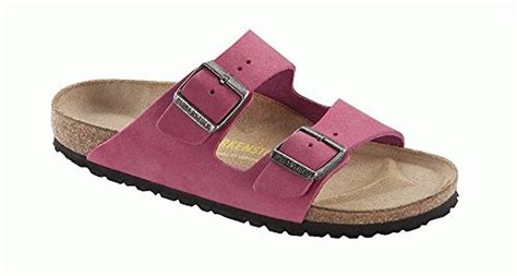 Slippers Birkenstock Women´s Arizona Pink Nubuck Leather Sandals 39