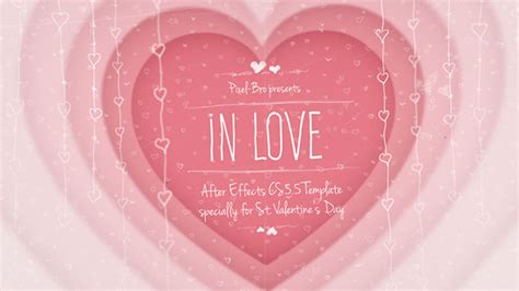(FREE) VIDEOHIVE IN LOVE FREE AFTER EFFECTS TEMPLATE - Free After