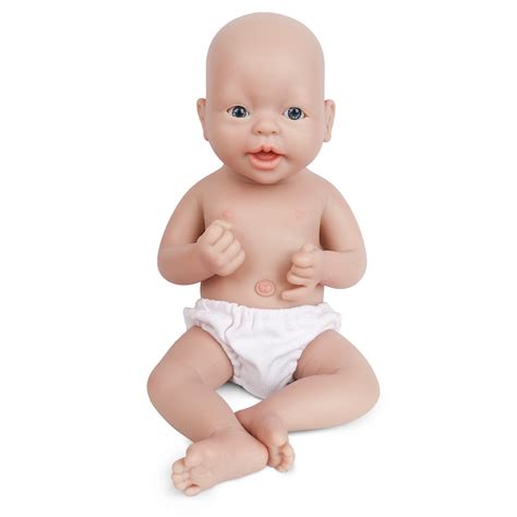 Vollence 14 Inch Reborn Silicone Dolls Full Silicone Baby