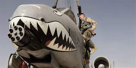 Heres Why These Us Air Force A 10 Attack Aircraft Rock Fearsome Shark