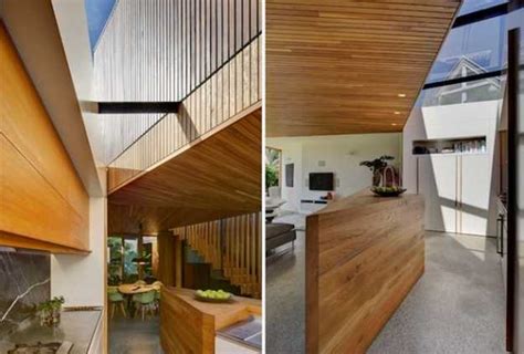 Unusual House Exterior Design And Nature Inspired Modern Home Interiors