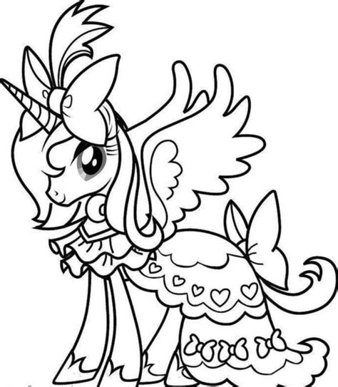 Pretty Winged Unicorn Coloring - Play Free Coloring Game Online