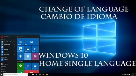 Windows 10 Home Single Language Os Cambiando Idioma Tu Doovi