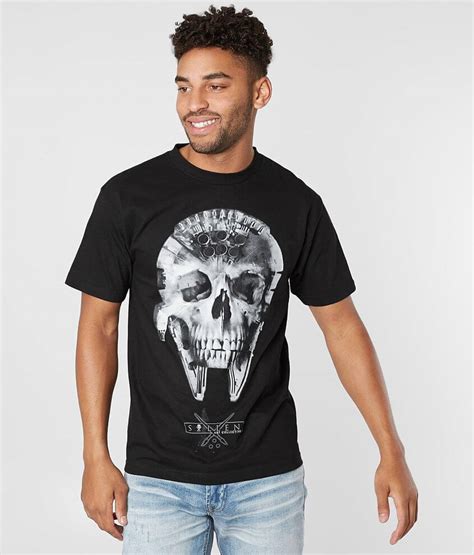 Sullen Solo Skull T Shirt Mens T Shirts In Black Buckle