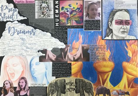 Igcse Art Coursework Prep Sheets 1 To 7 For The Theme Of Dreamsssss