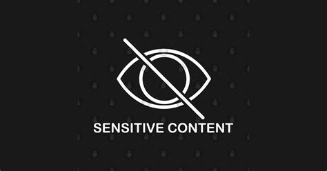 Sensitive Content Sensitive Sticker Teepublic