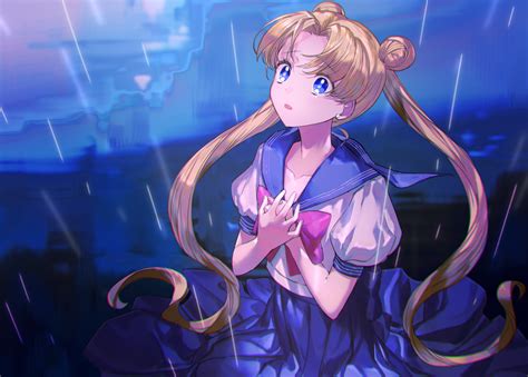 Download Sailor Moon Usagi Tsukino Anime HD Wallpaper by 緜