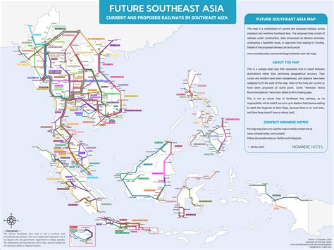 Southeast Asia Current And Proposed Railways 2017