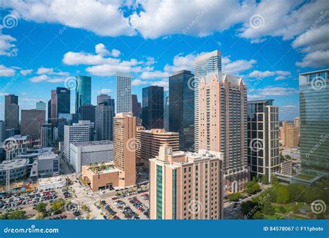 Downtown Houston Skyline Stock Image Image Of Cityscape 84578067