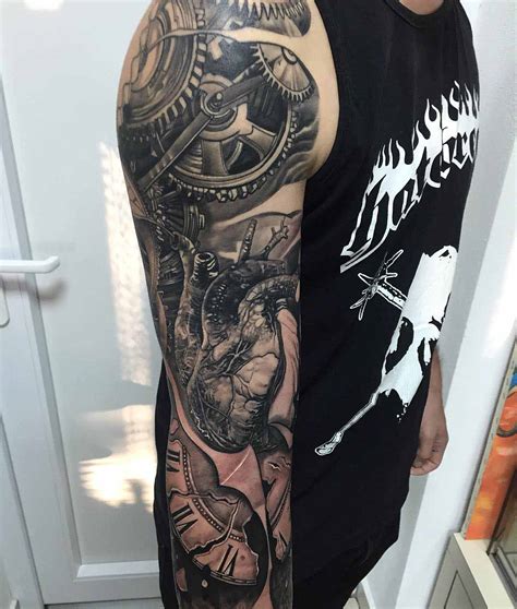 The skill, talent, and creativity will impress any enthusiast. Mechanical Sleeve Tattoo | Best Tattoo Ideas Gallery