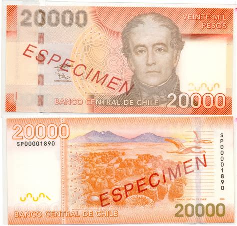 Numismatica And Hobbies Billetes Espécimen Chile
