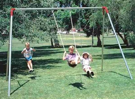 The 25 Best Metal Swing Sets Ideas On Pinterest Play Sets Outdoor