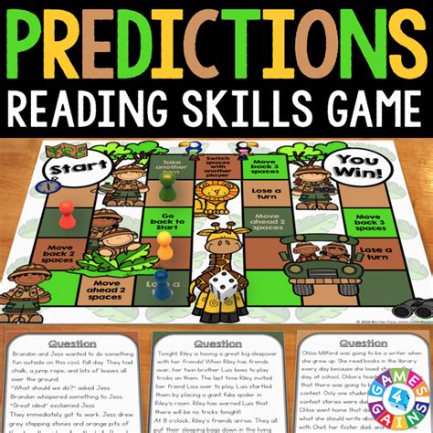 Predictions Board Game Games 4 Gains