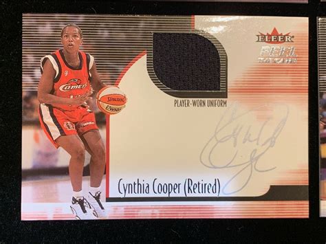 2001 Fleer Feel Wnba The Game Jersey Relic Autographics Pick Your Card