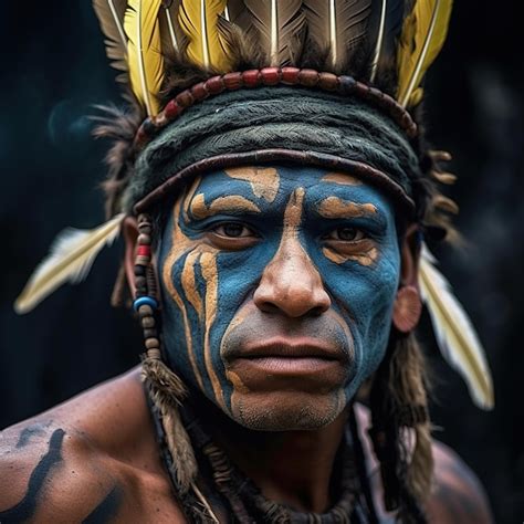 Premium Ai Image Portrait Of Indigenous