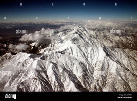 Afghanistan Mountains In Winter Stock Photo Alamy