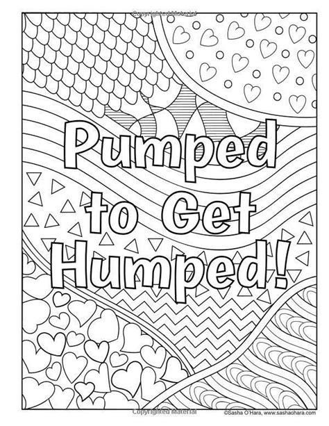 Adult Coloring Book Irreverent Coloring Pages