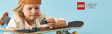 Lego® City Stunt Team 60255 Bike Toy Cool Building Set For Kids New