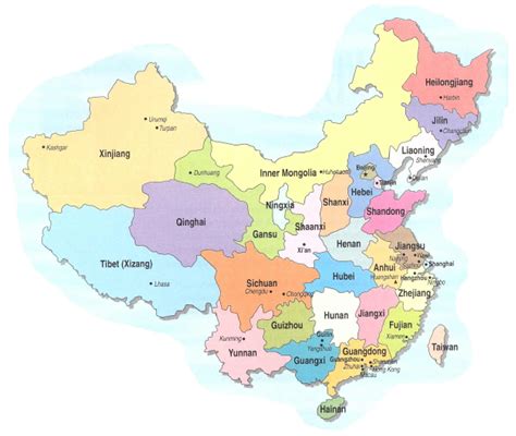 China Provinces 1 •